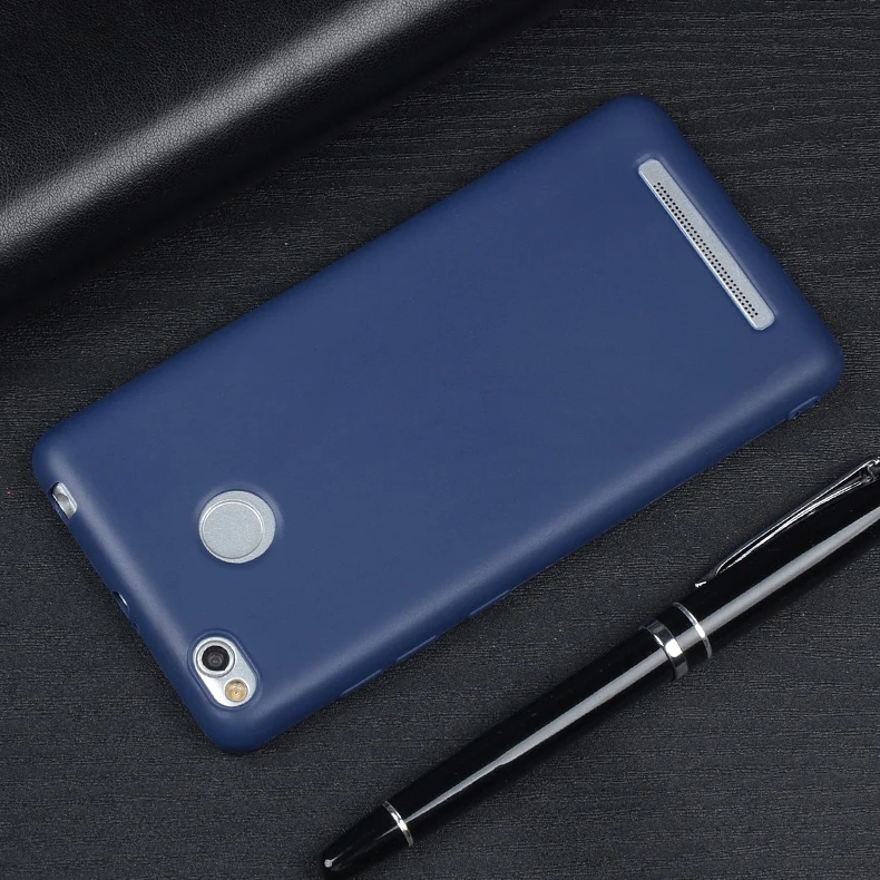 Чехол для Xiaomi Redmi 3 S чехол Pro матовый Силиконовый мягкий задняя крышка сотового