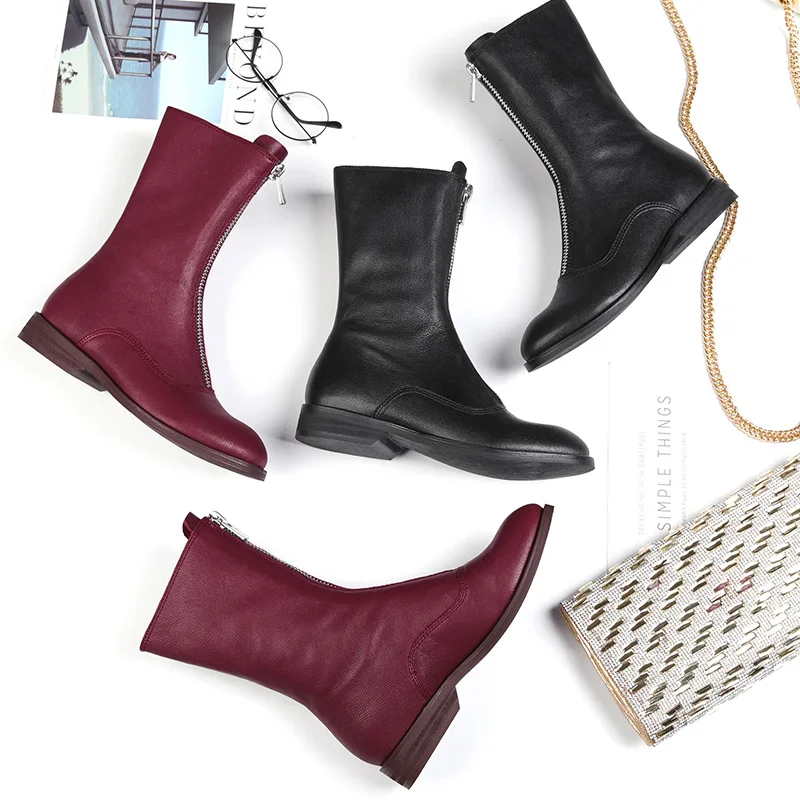 ladies lambskin boots
