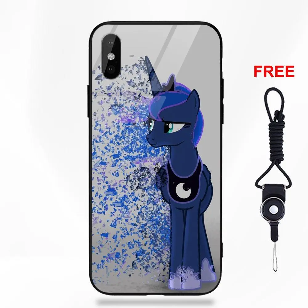 Vvcqod Cool мультфильм My Little Pony принцесса Луна для Apple iPhone 5 5C 5S SE 6 S 7 8 Plus X XS Max