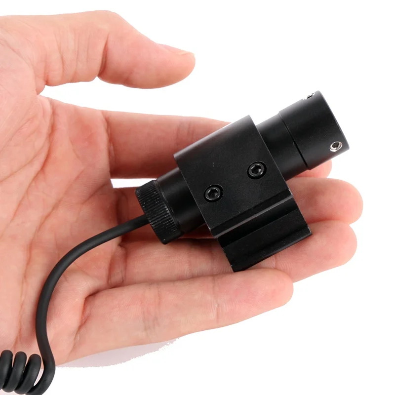 

1 piece 11mm 20mm Mount Hunting 650nm Red Dot Red Laser Sight Scope with w/Push-button on/off and Remote Pressure Switch