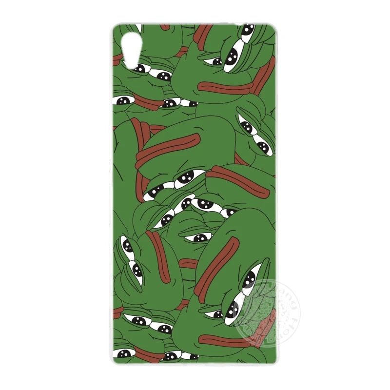 HAMEINUO Интернет мем Smug лягушка Pepe чехол для телефона sony xperia C6 XA1 XA ULTRA X XP L1 compact XR/XZ/XZS