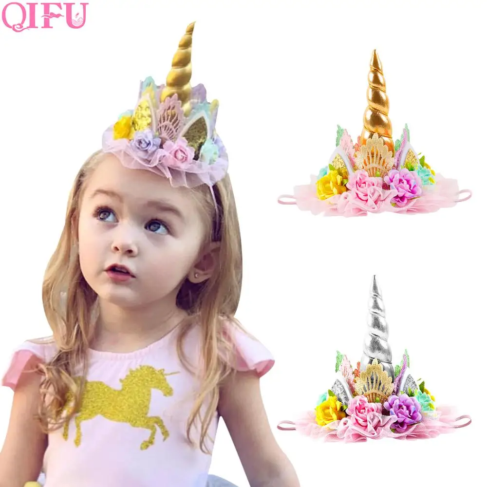

QIFU Unicorn Lace Crown Unicorn Party Decoration Unicorn Birthday Party Decoration Girl Favors Baby Shower Supplies Unicornio
