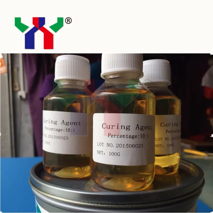 

Cyan Screen Printing Glass Ink with Curing Agent 100 ml,1 kg