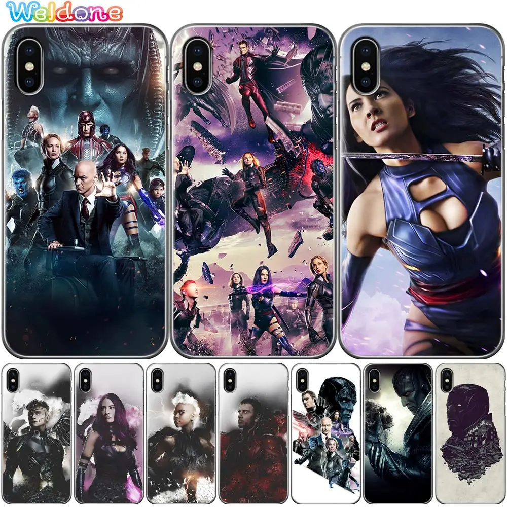

Marvel X-Men Apocalypse Wolverine Phone Case Cover For iPhone XS Max XR X 7 6s 8 Plus 5S case cover etui