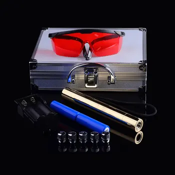 

Most Powerful Burning Blue Laser Torch 450nm 10000m Focusable Laser Pointers Flashlight burn match candle lit cigarette