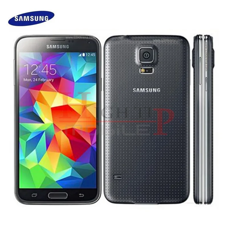 Оригинальный разблокированный Samsung S5 SM G900 G900F G900A G900H Quad core 5 1 дюймов 3G и 4G 16MP GPS Wi Fi