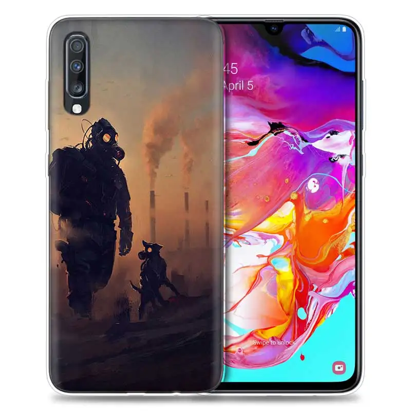 Метро 2033 чехол для samsung Galaxy A50 A70 A80 A60 A40 A30 A20 A10 M40 M30 M20 M10 A6 A8 плюс чехол для телефона из ТПУ с отделением для карт