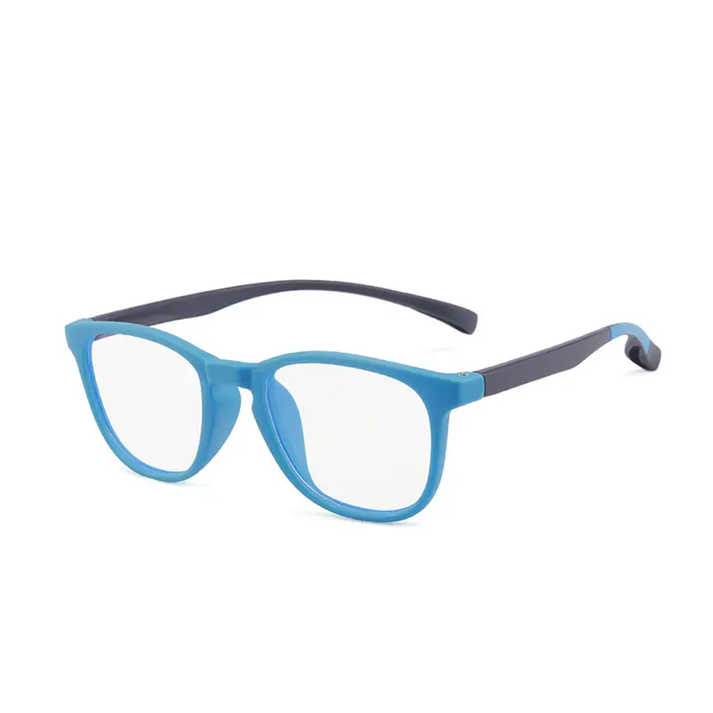 Квадратные детские солнцезащитные очки, детский синий светильник, блокирующие очки, Детская оптическая оправа, прозрачные очки - Цвет оправы: C5