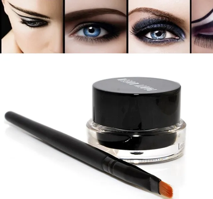 BRAND eyeliner Black/brown Gel Eyeliner Makeup gel eye liner Waterproof Long lasting Cosmetics