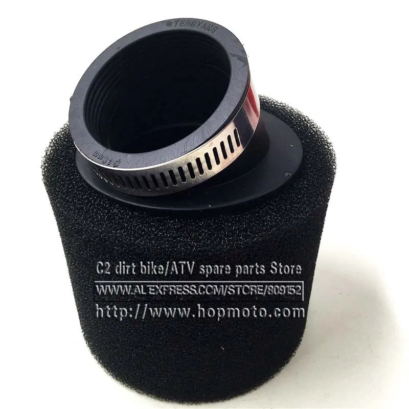 Foam Performance Air Filter 35mm Black curved Neck For Pit Bikes /& Quad Bikes