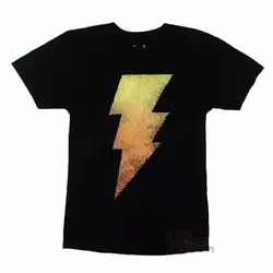 Черный Адам Винтаж логотип Shazam Премиум лицензионный, для взрослых Футболка Новый Мода 2019 г. хлопок для человека футболки женщин Кристиан