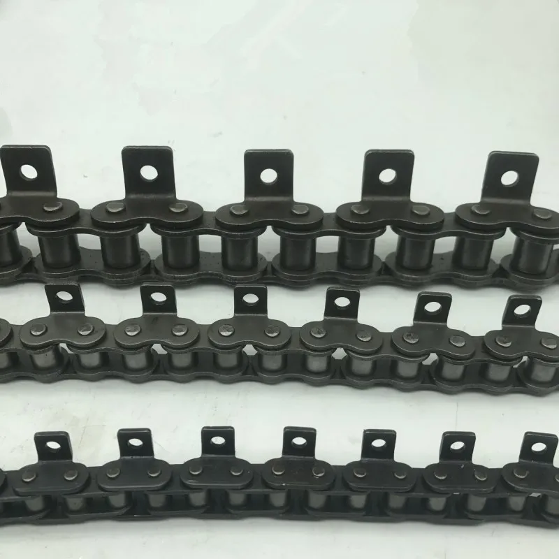 

1.5m Length,06B, 08B,10A,12A,16A Standard Industrial Single Row Single Side Single Hole Transmission Conveyor Drive Roller Chain