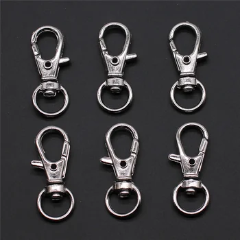 

10pcs 13x32mm Bag Keychain DIY Accessories Swivel Lanyard Hook Lobster Claw Clasps Jewelry Findings & Components