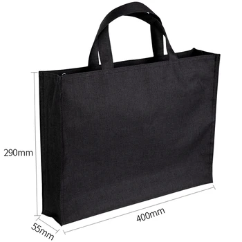 

M&G Canvas Business Briefcase File Folder Document Bag A4 Paper Storage 13Layers Organizer Bag Stationery School Office Supplies