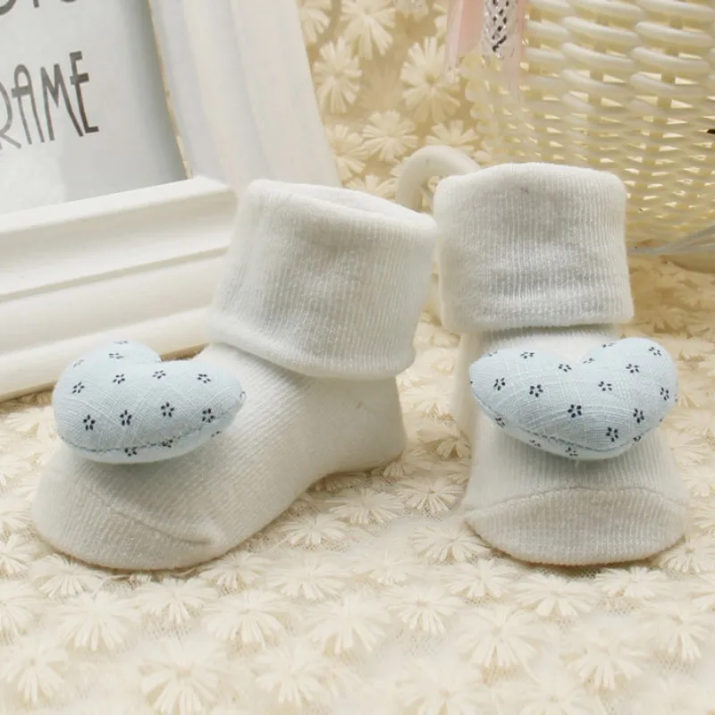 Детские летние носки для новорожденных из хлопка, милые носки для маленьких мальчиков и девочек, нескользящие носки унисекс с рисунком