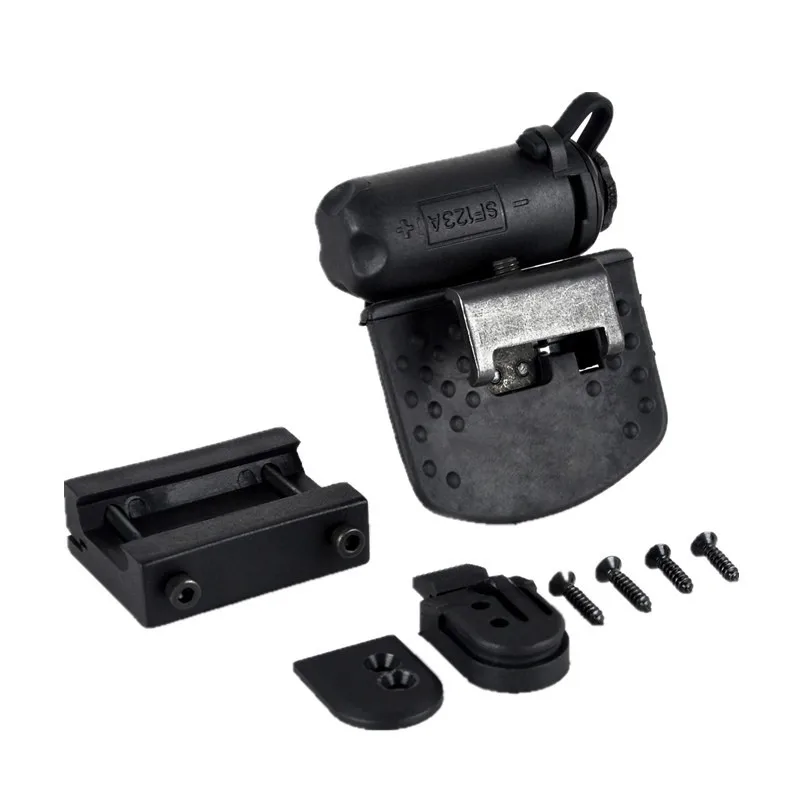 Tactical HELMET LIGHT helmet lamp SET GEN 2 white LED with IR black DE (6)