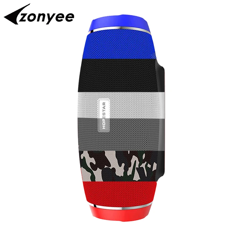 

Rugby Loudspeaker Waterproof Shower Subwoofer Dancing Stereo Soundbar Wireless Bluetooth Phone Speaker FM TF Memory Card Blue