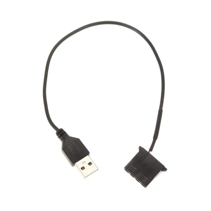 

2018 USB Adapter Cable 35cm USB to 4 Pin PC Computer Case Fan Cable Power Connector Cord Wire Adapter Male to Female