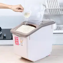 Storage Box 5kg 10kg 15kg Plastic Sealed Moisture-proof Container With Large Capacity Rice Dried Food Cereal Dispenser Organizer Storage Box 5kg 10kg 15kg Plastic Sealed Moisture-proof Container With Large Capacity Rice Dried Food Cereal Dispenser Organizer
