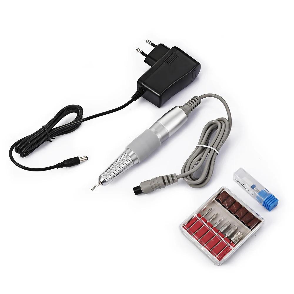 80W Multiple Function Rechargeable 40000RPM Electric Nail Art Drill Machine Set Nail Equipment Manicure Machine