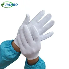 12 pares de luvas de algodão branco crianças trabalhar dança etiqueta garçons desempenho dança mostrar jogos ginástica bandeira luvas crianças