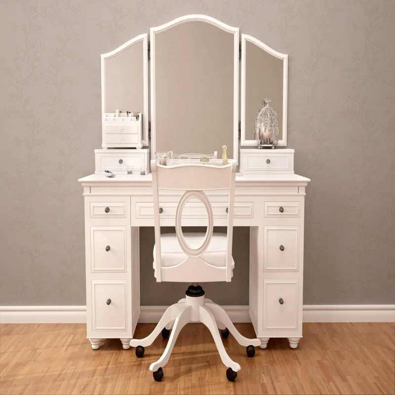 

Laeacco Old Boudoir Interior Dressing Table Chair Girl Photography Background Customized Photographic Backdrops For Photo Studio