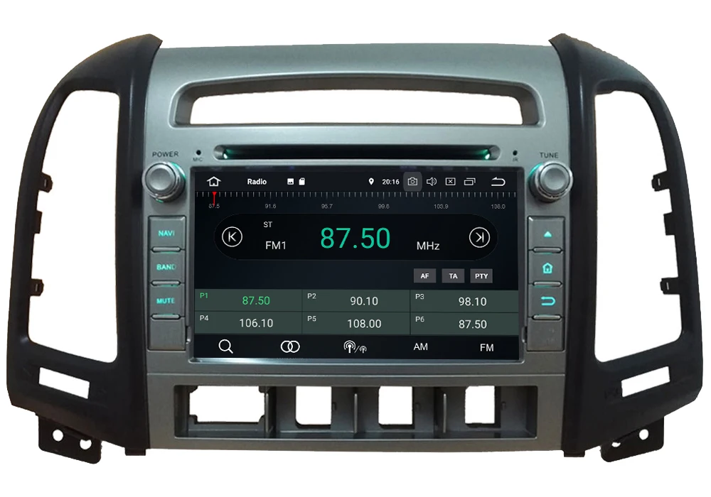 Flash Deal KLYDE Octa Core Android 8.0 7.1 4GB RAM 32GB ROM 4G WIFI Car DVD Multimedia Player Radio For Hyundai SANTA FE 4 Hole 2006-2011 4