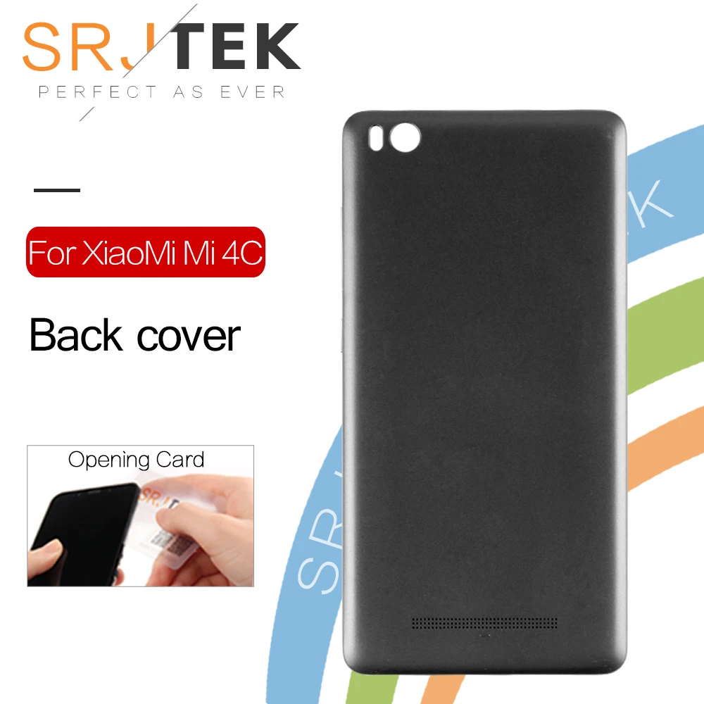 

SRJTEK Battery Back Cover for Xiaomi MI4I MI4C MI 4I 4C Rear Housing Door Case With Replacement Parts