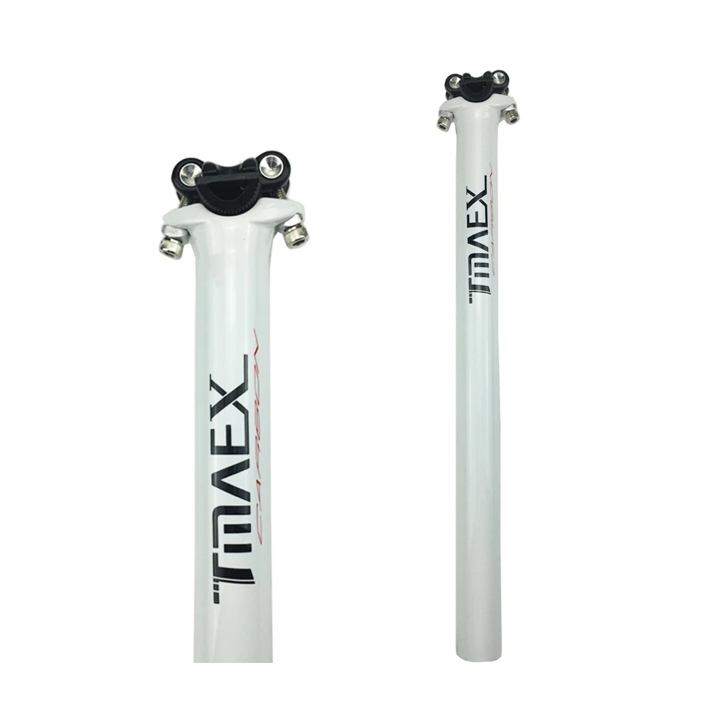 

2017 NEW Tmaex Carbon Seatpost Carbon Fiber Bicycle MTB Bike Seatpost White 27.2/30.8/31.6mm