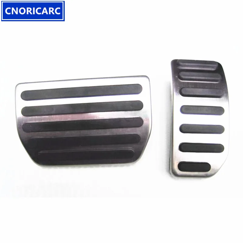 CNORICARC Stainless steel Accelerator Brake Pedal Decoration Cover Trim 2pcs for Volvo XC60 S60 V60 Car interior accessories CNORICARC Stainless steel Accelerator Brake Pedal Decoration Cover Trim 2pcs for Volvo XC60 S60 V60 Car interior accessories