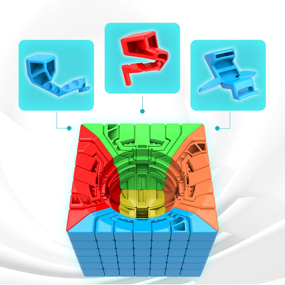 MoYu MeiLong Cubing класс MF8864 7х7 магический куб 7 слоев красочные головоломки Развивающие игрушки для детей для взрослых cubo magico
