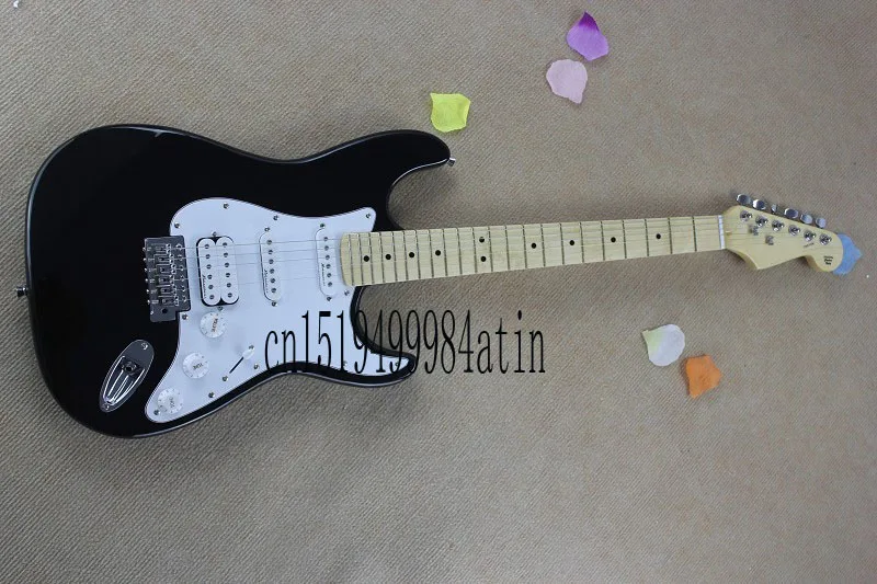 

2059Free shipping Stratocaster electric guitar Black Red White Blue guitar can mix order @4