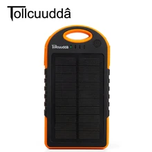 Tollcuudda 12000 мАч внешний Мощность Bank Солнечное Панель Батарея Celular Зарядное устройство для Iphone