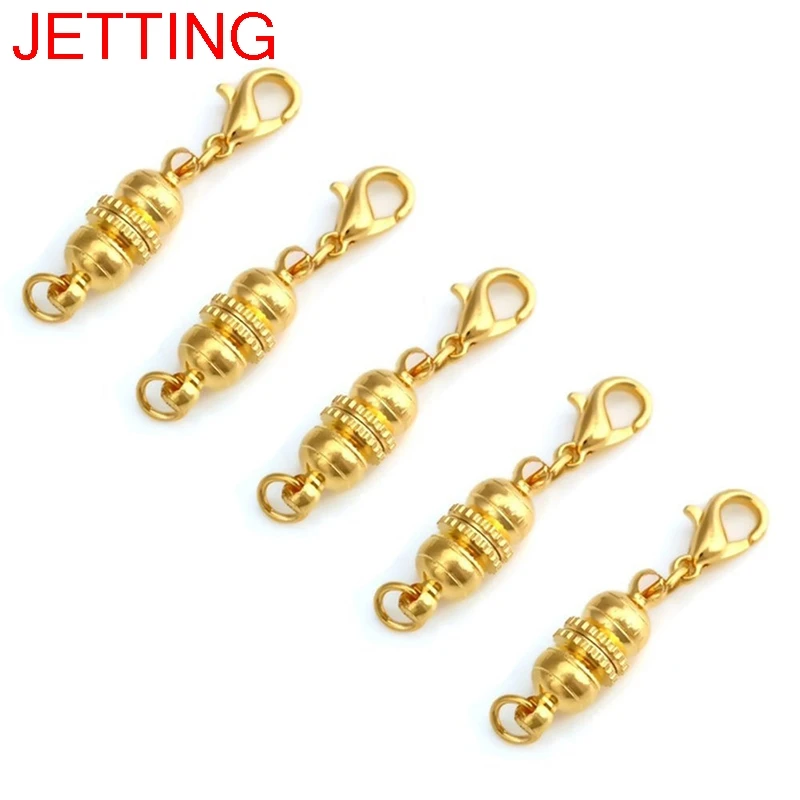 

4Pcs Strong Ball Magnetic Clasps For Necklace Bracelet Chain Buckle Hook Jewelry Findings