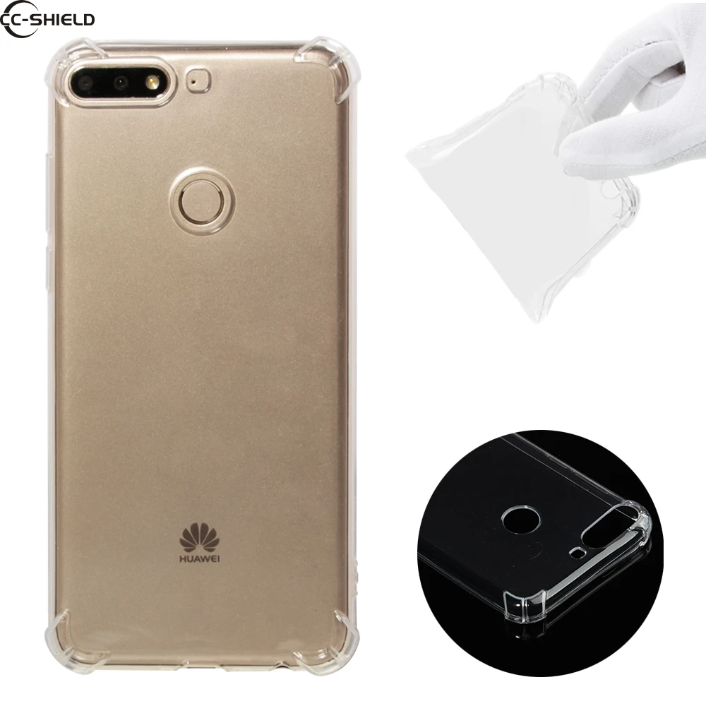 

Soft Cover for Huawei Y7 Prime 2018 LDN LX2 L21 Ultra thin Clear Transparent Silicone Case for Y7 Pro 2018 LDN-LX2 LDN-L21 Case