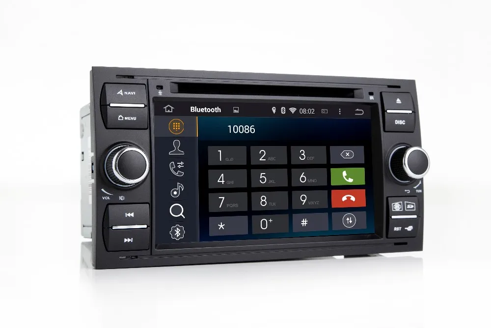Flash Deal 7 inch 2din Android 7.1 Car DVD GPS Navi for Ford Focus Kuga Transit Wifi 4G GPS Bluetooth Canbus Radio Canbus Free GPS Map 1