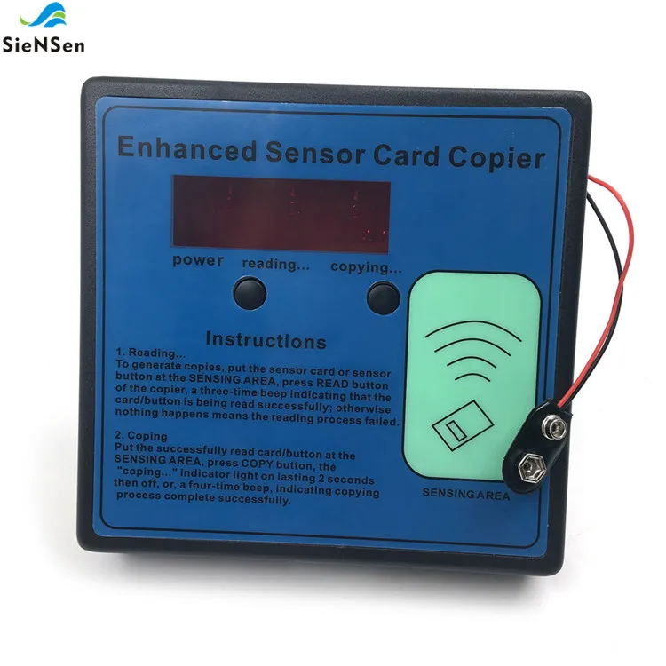 SieNSen доступ парковка член RF ic-считыватель ID EM Электрический дверной ключ дубликатор карты Расширенный сенсор копир с картами и бирками