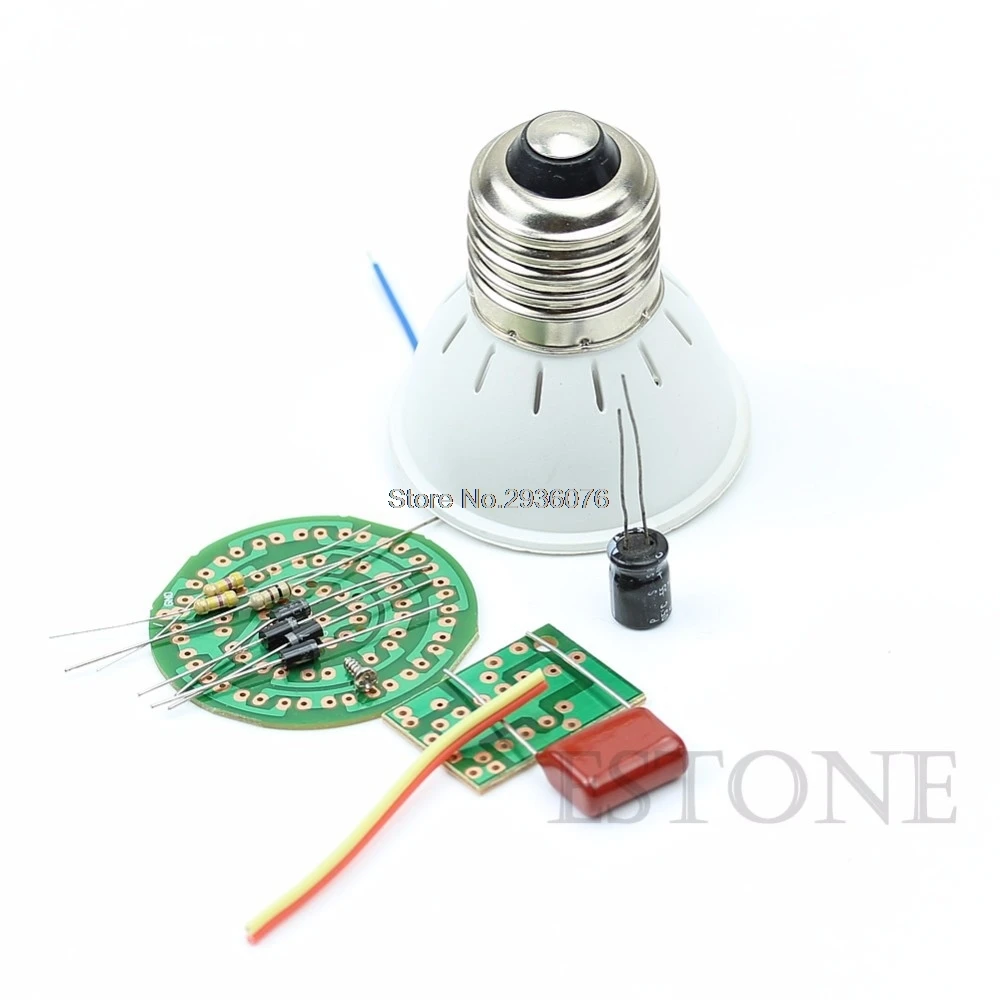 Energy Saving 38 LEDs Lamps DIY Kits Electronic Suitein Dimmers from