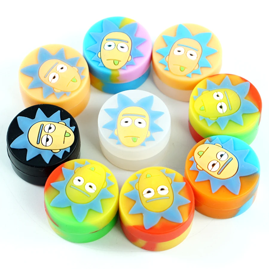 

30pcs 5ml Silicone Storage Container Nonstick Silicone Oil Box Silicone Wax container Silicone Jar For Oil Wax Dab Cigarette