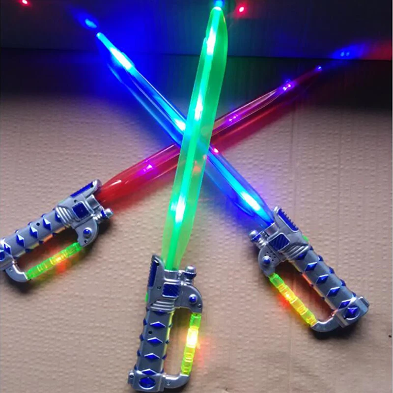 Flashing /Luminous/Led/Light Swords for Children Saber Light up Toys Sabre Laser Heloween