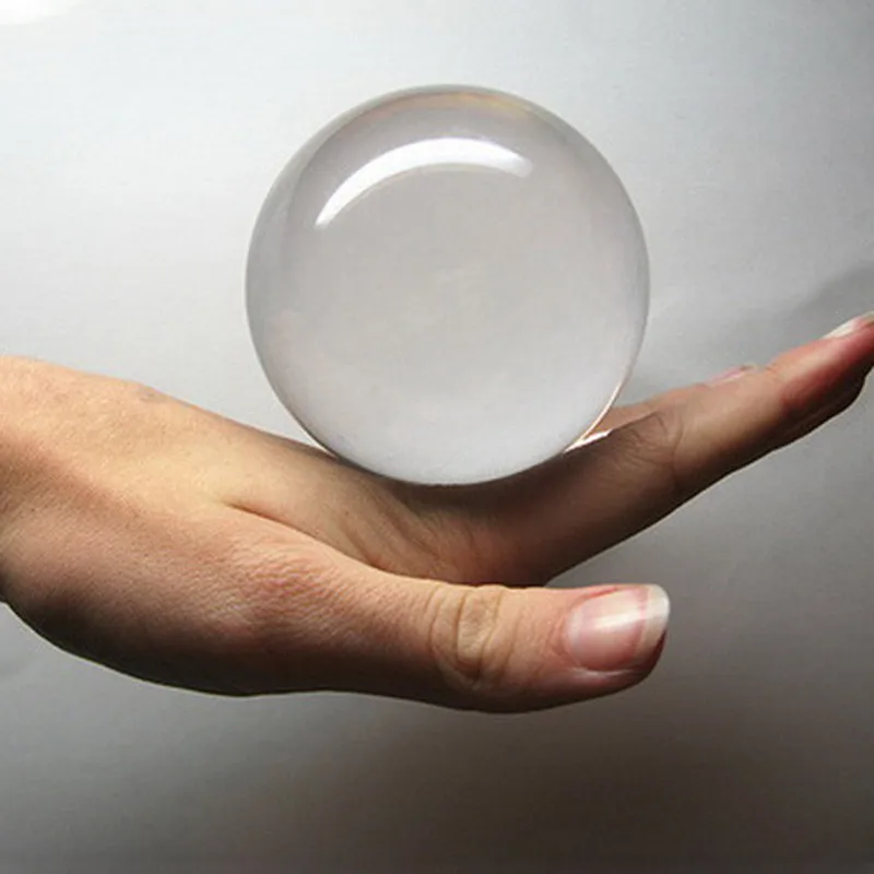 100% Crystal Clear Acrylic Ball Manipulation Juggling 90mm Contact Ball 