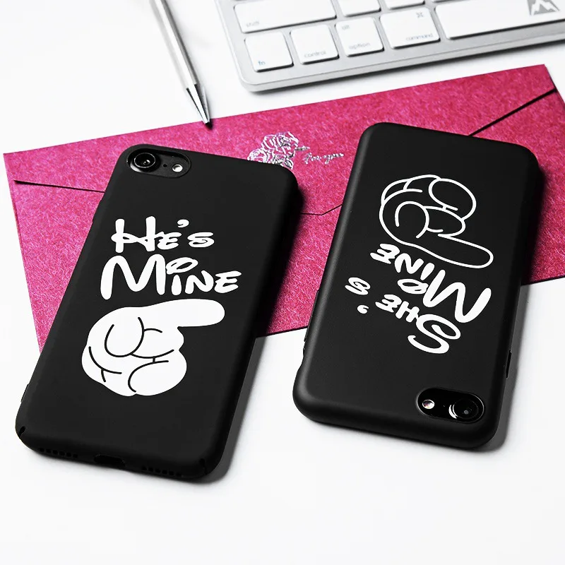 TOMKAS Finger Lovers Case For iPhone 7 8 Plus Case Cute Fashion Cartoon Pattern PC Back Cover For iPhone 6 6S Plus 7 8 Plus Case (8)