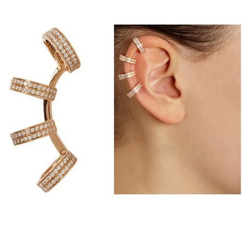 

1pcs Hot Sale Ear Cuff Clip Women Earrings Fashion Love Ear Jacket Earrings for Women Cuffs Punk Jewelry Wholesale