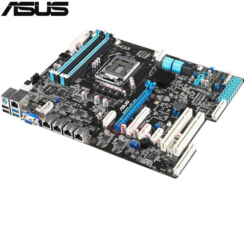 original Used Server motherboard For ASUS P9D-C/4L P9D-C 4L Socket 1150 E3-1200 v3 Maximum 4*DDR3 32GB 2xSATAIII 4xSATAII ATX