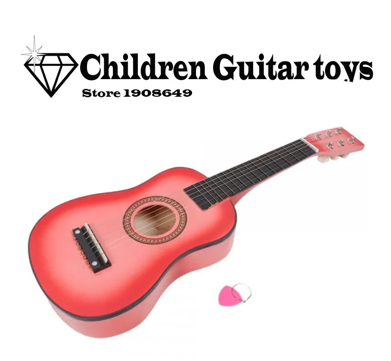 23 &quotРозовые Игрушки Детские Дети Акустическая Гитара|guitar multi effects pedal|guitar reviewtoy