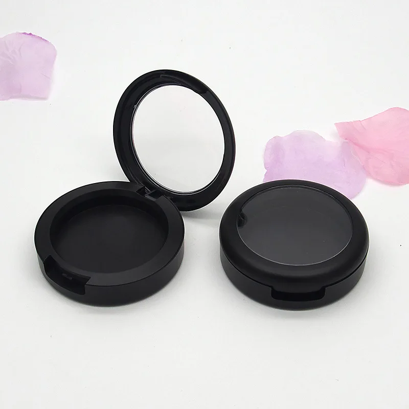 

Highlight shading Powder Compact DIY Empty Blusher Packing Case with Transparent Cover Dia 44mm Eyeshadow Substitution Box 30pcs