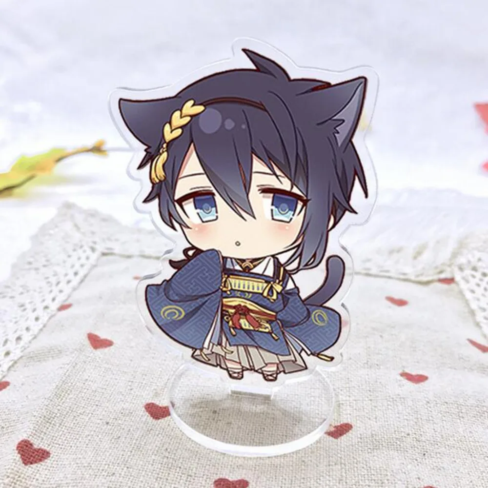 6 стилей мультяшный Touken Ranbu онлайн акриловый брелок Kogitsunemaru Подвески Брелок