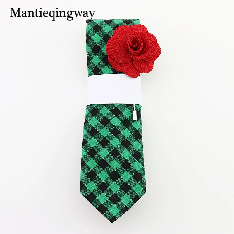 

Mantieqingway 6cm Fashion Ties Slim Gravatas Black Skinny Tie Cotton Neckties For Men Wedding Business Striped & Plaid Bow Tie