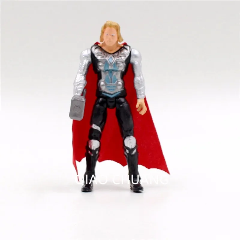 Sale 6Pcs/set Avengers:Infinity War Justice League Superhero Iron Man Batman Thor Captain America Superman Hulk Action Figure Toy J51 2