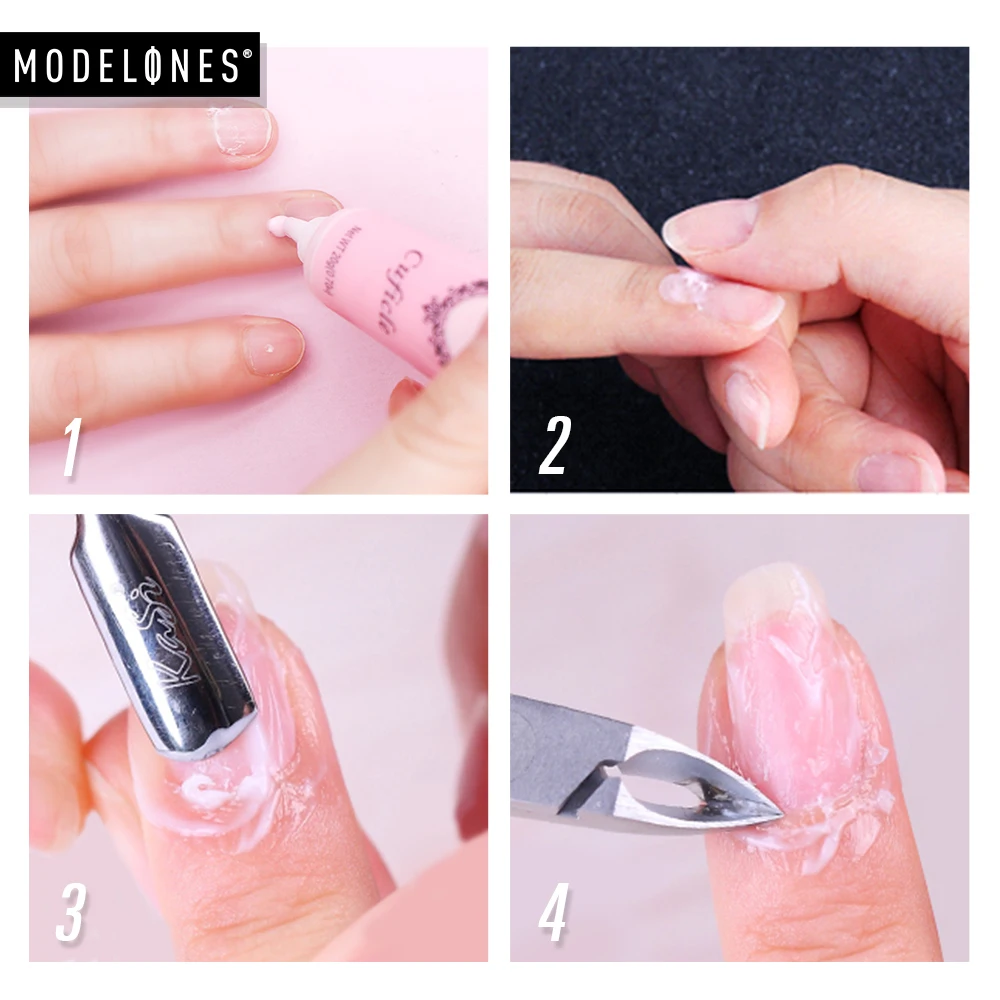 Modelones розовый смягчитель для удаления кутикулы кончик пальца Deap кожи смягчающее масло для ногтей полировочное масло Гель-лак для лечения ногтей инструмент для дизайна ногтей